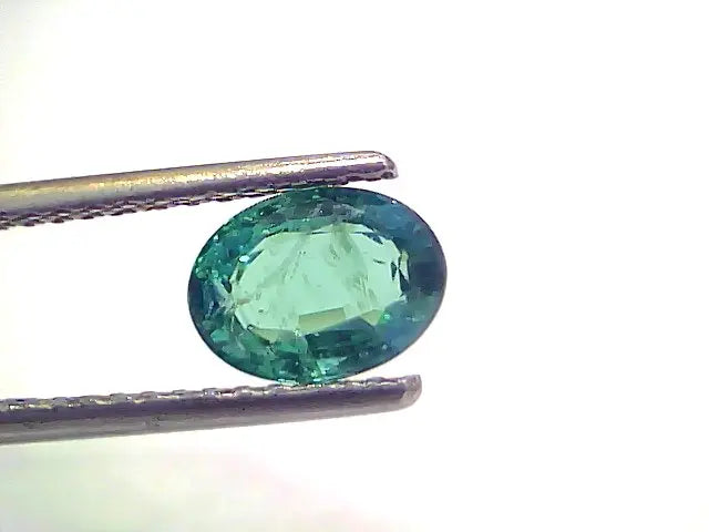 1.22 Ct GII Certified Untreated Natural Zambian Emerald Gemstone