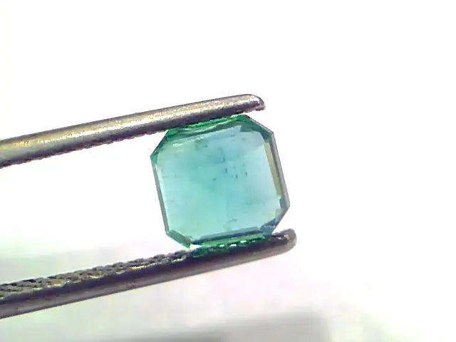 1.22 Ct GII Certified Untreated Natural Zambian Emerald Gemstone AAAAA