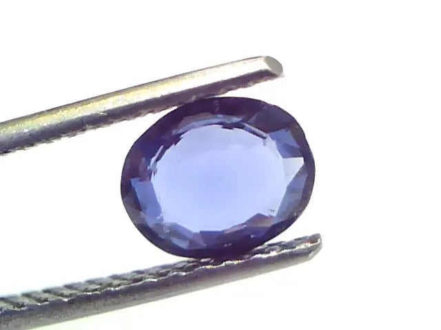 1.27 Ct Unheated Untreated Natural Ceylon Blue Sapphire Neelam Gems