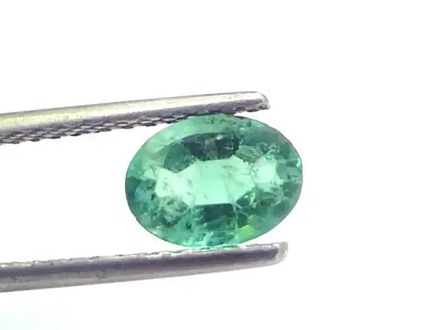 1.21 Ct Untreated Natural Zambian Emerald Gemstone Panna Stone - Venus Gems