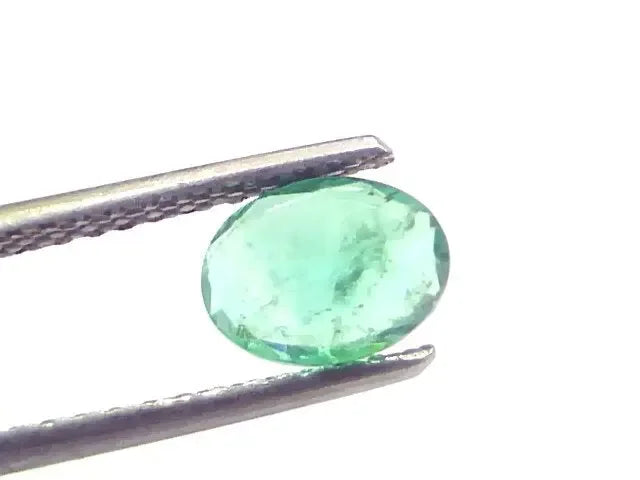 1.21 Ct Untreated Natural Zambian Emerald Gemstone Panna Stone - Venus Gems