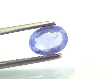 1.24 Ct Unheated Untreated Natural Ceylon Blue Sapphire Neelam