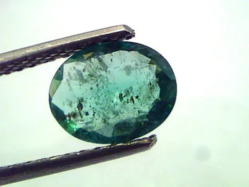 1.29 Ct Untreated Natural Zambian Emerald Gemstone,Panna