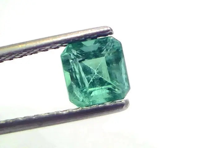 1.22 Ct Certified Untreated Natural Zambian Emerald Gemstone Panna