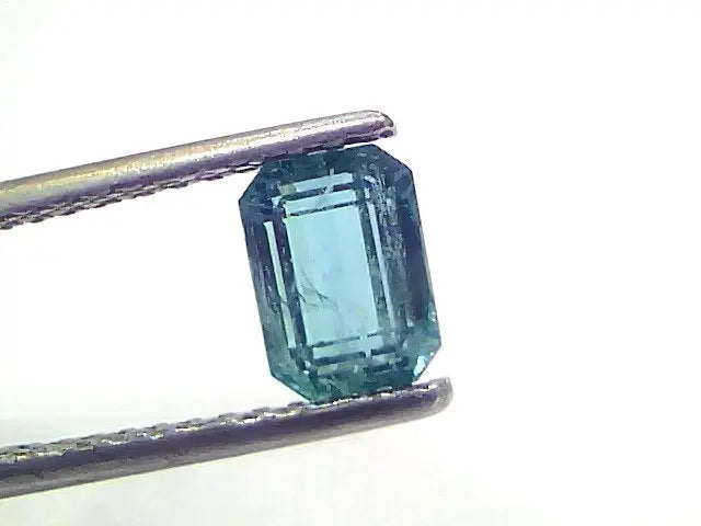 1.25 Ct Certified Untreated Natural Zambian Emerald Gemstone Panna
