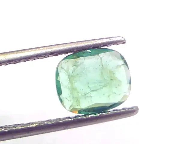 1.27 Ct Untreated Natural Zambian Emerald Gemstone Panna Gems