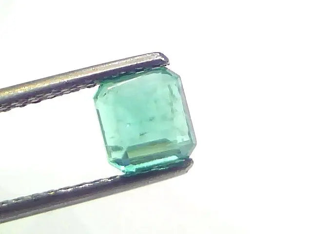 1.22 Ct Certified Untreated Natural Zambian Emerald Gemstone Panna