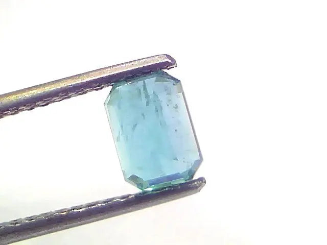 1.25 Ct Certified Untreated Natural Zambian Emerald Gemstone Panna