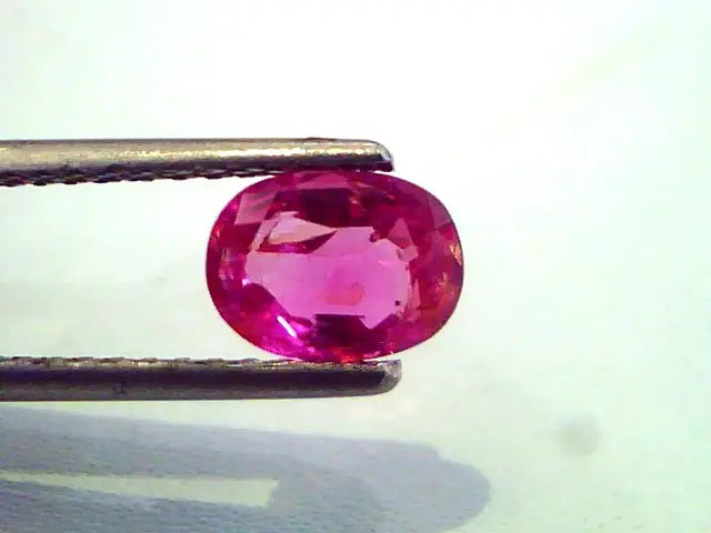 1.25 Ct Unheated Untreated Natural Old Burma Mines Ruby Gemstone