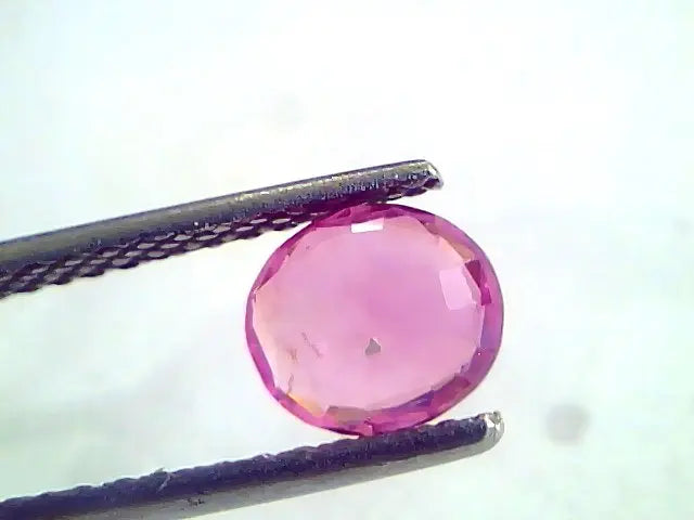 1.27 Ct Unheated Untreated Natural Old Burma Ruby Gemstone *Rare*