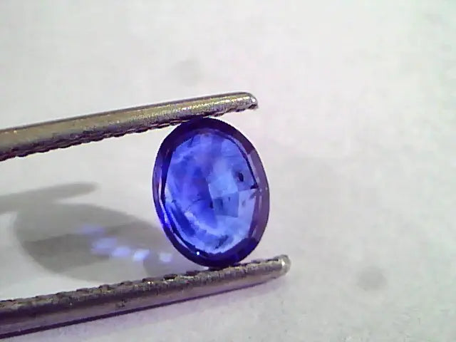 1.29 Ct Unheated Untreated Natural Ceylon Deep Royal Blue Sapphire