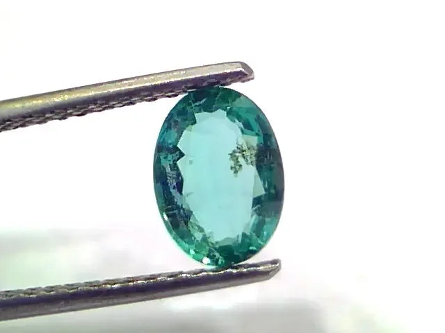 1.29 Ct GII Certified Untreated Natural Zambian Emerald Gemstone AAA - Venus Gems