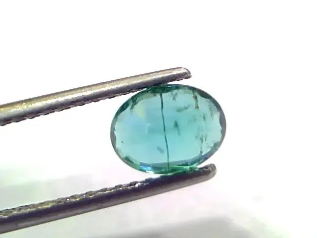 1.30 Ct GII Certified Untreated Natural Zambian Emerald Gemstone AAAAA - Venus Gems