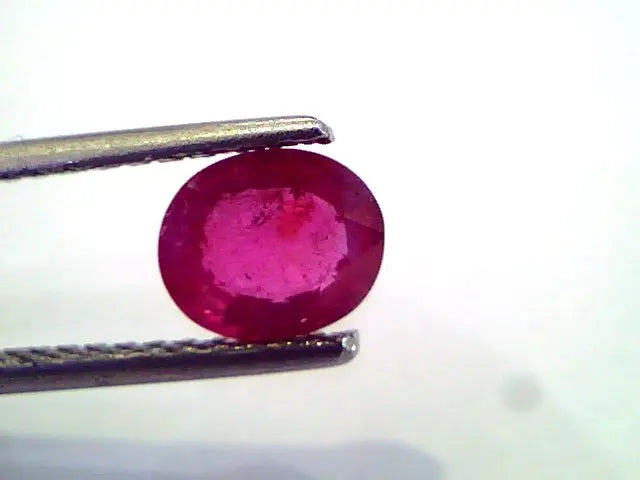 1.33 Ct Natural Ruby Gemstone Manek Gem for Sun (Heated)