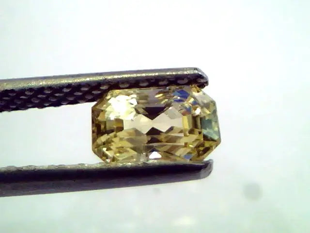 1.30 Ct Unheated Untreated Natural Ceylon Yellow Sapphire/Pukhraj