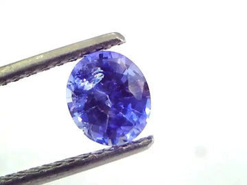 1.34 Ct Unheated Untreated Natural Ceylon Deep Blue Sapphire