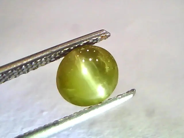 1.34 Ct Certified Untreated Natural Chrysoberyl Cats Eye,Lehsunia
