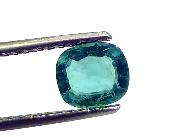 1.33 Ct GII Certified Untreated Natural Zambian Emerald Gemstone AAA