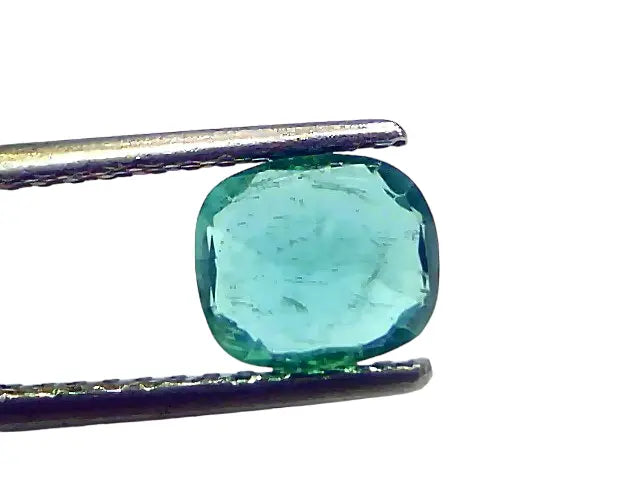 1.33 Ct GII Certified Untreated Natural Zambian Emerald Gemstone AAA