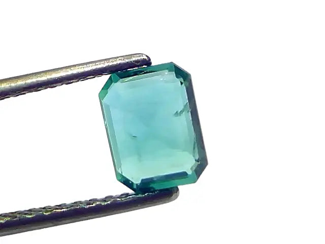 1.34 Ct GII Certified Untreated Natural Zambian Emerald Gemstone AAA