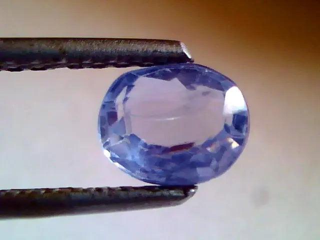 1.35 Ct Unheated Untreated Ceylon Natural Light blue Sapphire