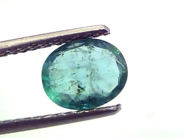 1.38 Ct Unheated Untreated Natural Zambian Emerald Panna