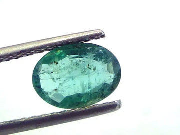 1.37 Ct Unheated Untreated Natural Zambian Emerald Panna Gems