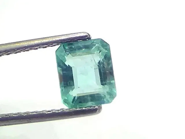 1.34 Ct Certified Untreated Natural Zambian Emerald Gemstone Panna - Venus Gems