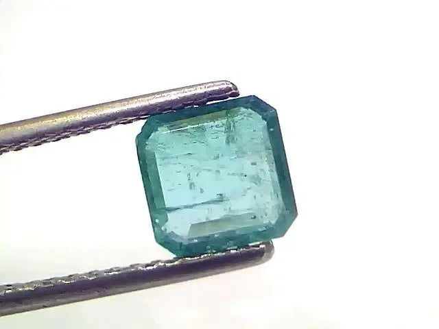 1.40 Ct Certified Untreated Natural Zambian Emerald Gemstone Panna - Venus Gems