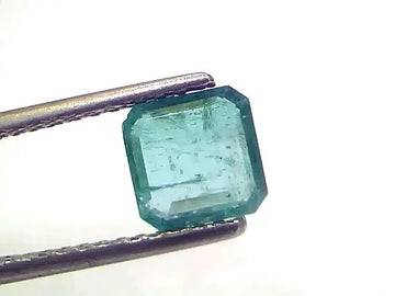 1.40 Ct Certified Untreated Natural Zambian Emerald Gemstone Panna - Venus Gems