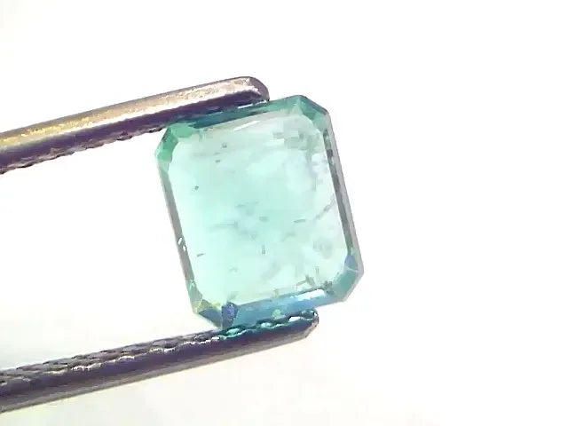 1.34 Ct Certified Untreated Natural Zambian Emerald Gemstone Panna - Venus Gems