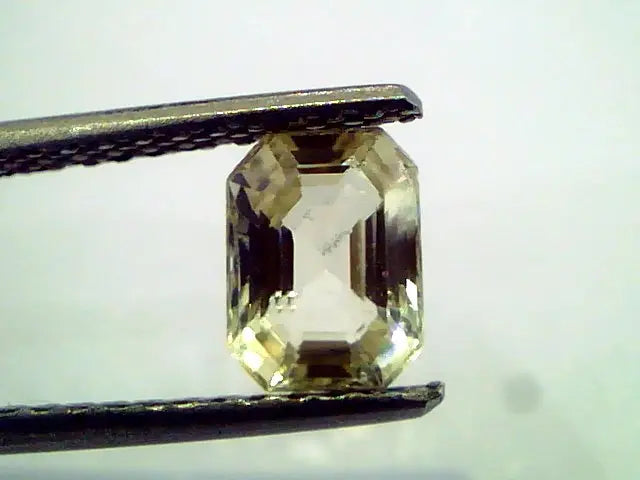 1.33 Ct Unheated Untreated Natural Ceylon Yellow Sapphire/Pukhraj