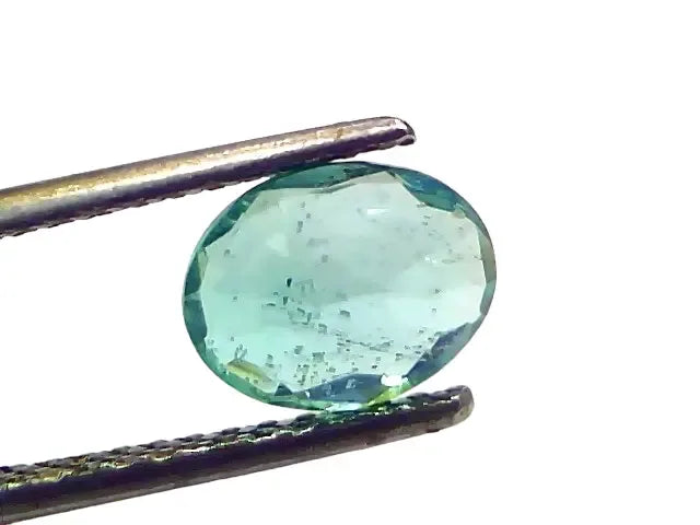 1.37 Ct GII Certified Untreated Natural Colombian Emerald Gemstone AAA - Venus Gems
