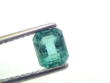 1.40 Ct Certified Untreated Natural Zambian Emerald Gemstone Panna - Venus Gems