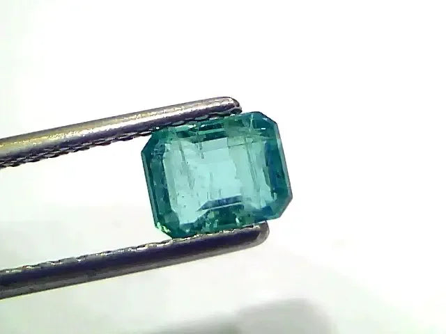1.43 Ct Certified Untreated Natural Zambian Emerald Gemstone Panna - Venus Gems