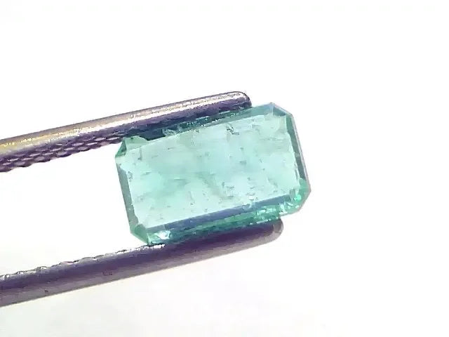 1.45 Ct Certified Untreated Natural Zambian Emerald Gemstone Panna - Venus Gems