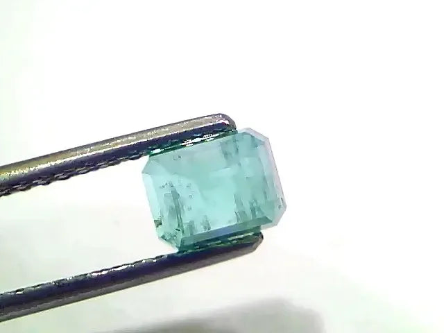 1.43 Ct Certified Untreated Natural Zambian Emerald Gemstone Panna - Venus Gems