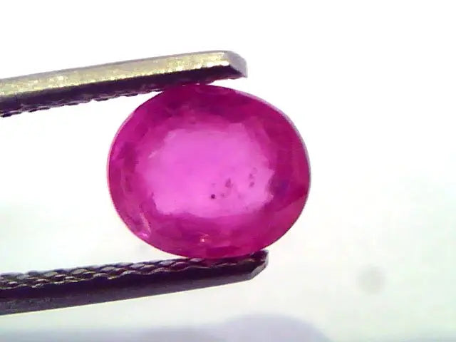 1.45 Ct Certified Unheated Untreted Natural Old Burma Mines Ruby