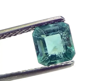 1.44 Ct Certified Untreated Natural Zambian Emerald Gemstone Panna - Venus Gems