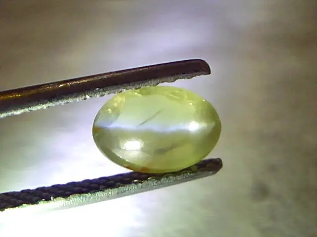 1.44 Ct Certified Untreated Natural Chrysoberyl Ceylon Cats Eye