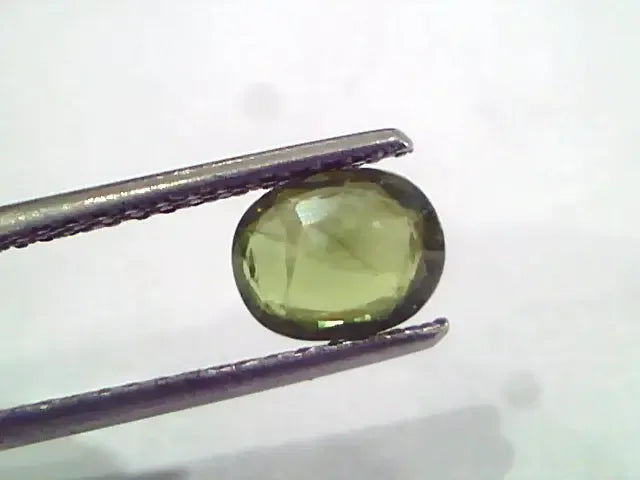 1.44 Carat Unheated Untreated Natural Srilankan Green Sapphire - Venus Gems