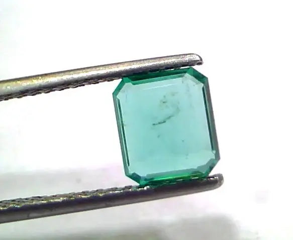 1.45 Ct Untreated Natural Zambian Emerald Gemstone Panna Gems AAAAA