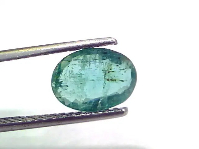 1.48 Ct Untreated Natural Zambian Emerald Gemstone Panna Gems