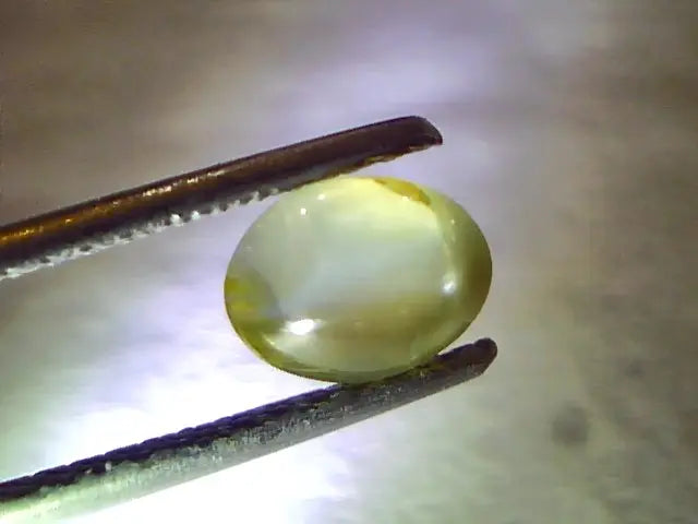 1.50 Ct Certified Untreated Natural Chrysoberyl Ceylon Cats Eye