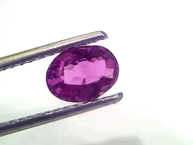 1.47 Ct Certified Unheated Untreted Natural Madagaskar Ruby Gemstone - Venus Gems