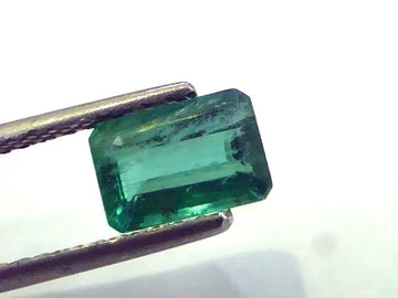 1.54 Ct Unheated Untreated Natural Zambian Emerald AAA
