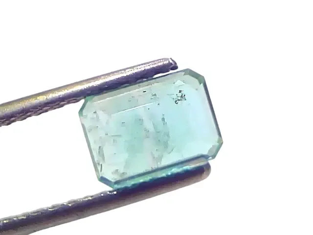 1.50 Ct Certified Untreated Natural Zambian Emerald Gemstone Panna - Venus Gems