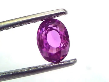 1.50 Ct GII Certified Unheated Untreated Natural Madagaskar Ruby AAA