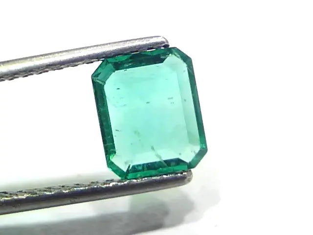 1.52 Ct GII Certified Untreated Natural Zambian Emerald Gems AAAAA