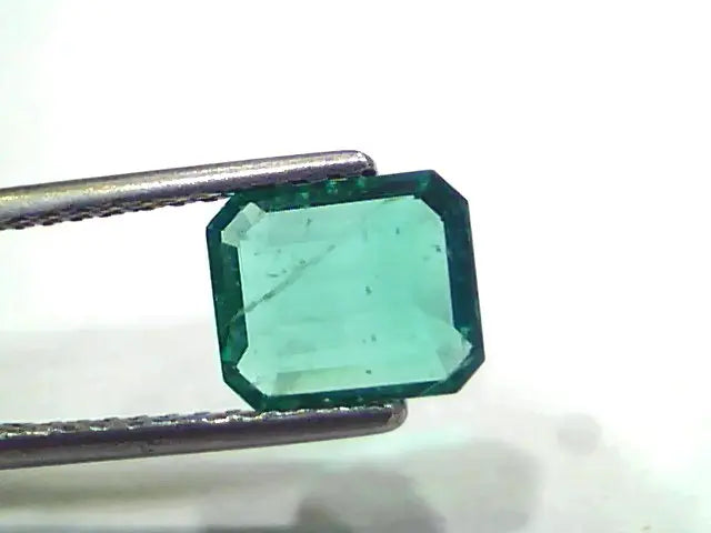 1.52 Ct GII Certified Untreated Natural Zambian Emerald Gems AAAAA